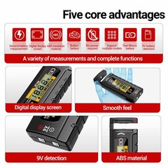 Home Use Battery Tester Household Checker for AAA AA C D 6F22 1.5V 9V Batteries