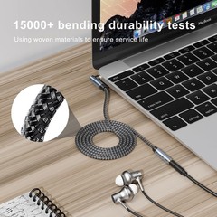 Nanxudyj 3.5mm Headphone Extension Cable 6FT Right Angle 3.5mm Male to Female…