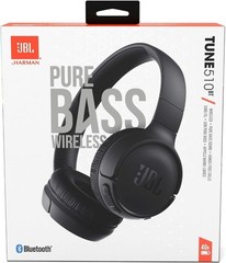 JBL Tune 510BT On-Ear Headphone Black Foldable 40Hr Battery Built-in Microphone
