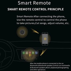 Wireless Bluetooth Media Button Remote Car Bike Music Control iOS Android