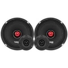 DS18 PRO-X6.4BMPK 6.5″ Car Speakers & Tweeter Package Midrange Speaker Pro Audio