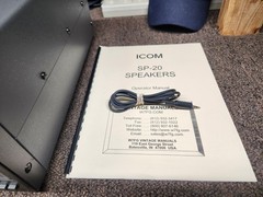 Icom SP-20 Deluxe Filtering Speaker ! IC-R7100 , IC-765 , IC-761 and others !