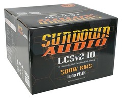(2) Sundown Audio LCS-10 v.2 D4 10″ 500w RMS Car Subwoofers DVC 4-Ohm Subs
