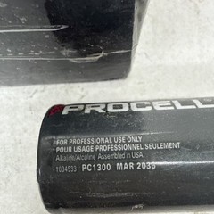DURACELL PC1300 1.5V D12 PROCELL ALKALINE MANGANESE DIOXIDE BATTERY 12 COUNT