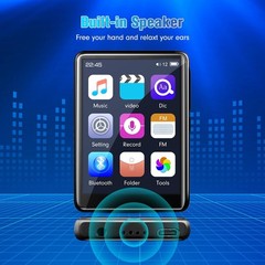 Bluetooth 5.0 MP4/MP3 Player HiFi Lossless Sound FM Radio Music Voice Recorder