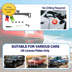 Universal Rear View Camera License Plate Bracket Backup Camera Mount Holder