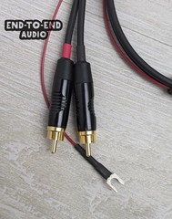 DUAL Turntable Replacement Cable | Mogami Audio Cable | Neutrik Gold RCA Spade