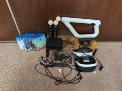 Sony PlayStation “PS VR” Version 1 Lot Includes Small Lot Of VR Games