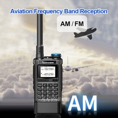 QUANSHENG UV-K1 Aviation Receive NOAA 5W Multi-Band Two Way Radio + USB Cable