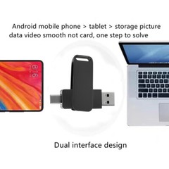 USB 64-256GB Type-C Flash Drive Memory Thumb Stick For Type C Android Phone