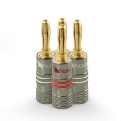 Nakamichi GenuineUltimate Series 24K Gold Plated Beryllium Red Copper Banana Plu