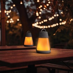 ION Luma Duo Lantern Bluetooth Speaker Pair (2 Speaker) –360° Sound, Multi-Color