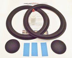 Advent Legacy 10″ Woofer Refoam Kit – Speaker Foam Repair w/ Shims & Dust Caps!