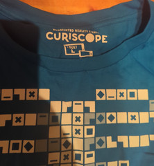 Curiscope Virtuali-Tee Bring Learning to Life Unisex Blue Adult L