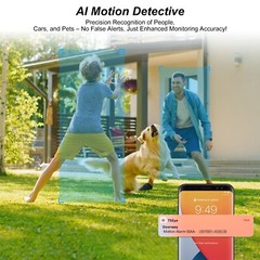 100% Wire-Free Solar Battery Security Camera 2K Wireless Outdoor camera