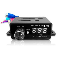 CT Sounds Universal Bass Knob for Car Amplifier with Digital Volt Meter Display