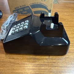 Cortelco 250000-VBA-20M Desk Phone in Black, Retro Decor Black Desk New In Box