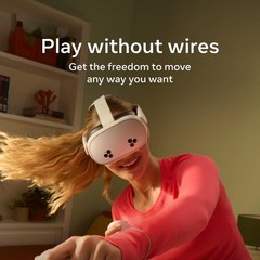 Meta Quest 3S 256GB +2 controllers Virtual Reality VR Headset WARRANTY -NO wires