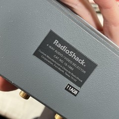 RadioShack 4-Way Audio/Video Selector Switch Cat No 15-1983 Vintage K1