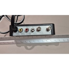 RF Modulator 6203 Composite RCA to Coaxial RF Converter Channel 3 4 Switch Black