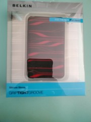 Belkin Silicone Grip Sleeve Case for iPod Classic 80GB/120GB/160GB Black/ Red