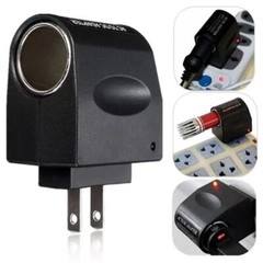 110V-240V AC Plug To 12V DC Car Cigarette Lighter Converter Socket Adapter Lot