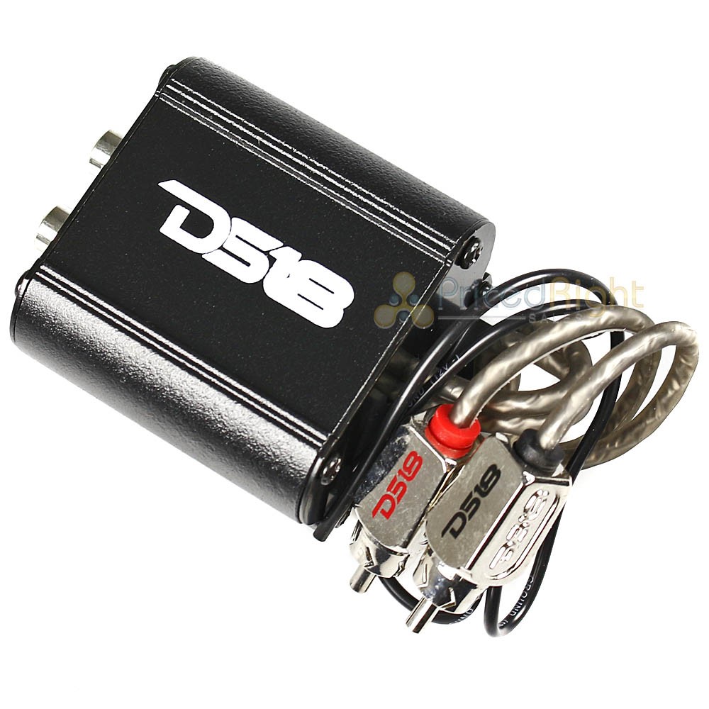 DS18 Professional Noise Filter 2 Channel RCA Female In Male Out Car Audio NF1