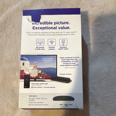 Roku Express 4K Streaming Player 4K HDR 2160p Wi-Fi HDMI Black 3940RW