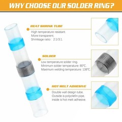 500PCS Heat Shrink Solder Waterproof Seal Sleeve Wire Connectors Terminal Kit US