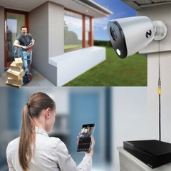 Night Owl 12 Channel 8 Camera Wired 2K 1TB DVR Security System with 2-way Audio