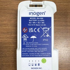 Inogen BA-500 3010-8 Li-Ion Battery 14.4V 3.2Ah 8 Cell Oxygen