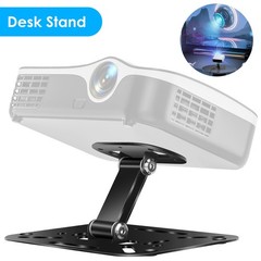 Projector Wall Ceiling Stand 1/4″ Screw Foldable Desktop Mount for Home Office