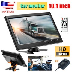 1080P 10.1″ LCD CCTV Monitor PC Screen AV RCA VGA HDMI Display Video US Plug