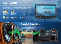 6+64 Android 13 10.1″ QLED Double 2 Din Car Stereo CarPlay Radio GPS WiFi 4G LTE