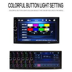 7″ Radio Estereo De Pantalla Para Coche Carro Tactil MP5 Android/ IOS Bluetooth