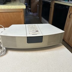 Bose Wave Radio Model AWR113 White Working With Cord No Remote