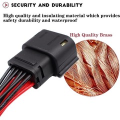 LIZAPUS 12-Pin LED Headlights connector Compatible with GMC Sierra 1500 2022-…