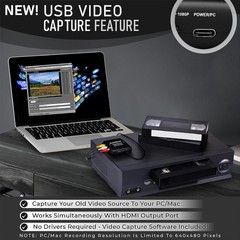 SoundBeast AV RCA to HDMI Converter Recorder 1080P USB Video Capture