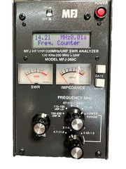 MFJ-269C Antenna Analyzer HF/VHF/UHF w/Soft-Side Case, AC Power Cord, and Manual