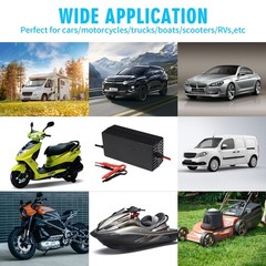 Lithium LifePO4 Battery Charger 24V, 29.2V 10A 24V Lithium Iron Phosphate Mul…