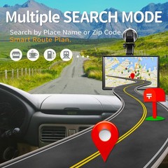 URFRU GPS Navigator for Car Truck 7-Inch 2025 Offline Maps Lifetime Free Updates