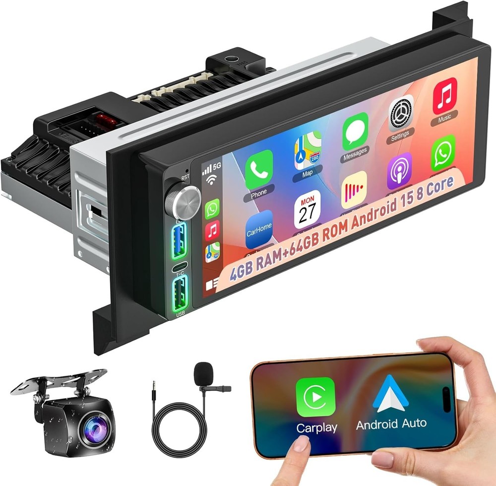 Dodge Ram 1500 1994-2001 Android 15 Car Stereo 8 Core Carplay GPS 6.8″ 4x64GB