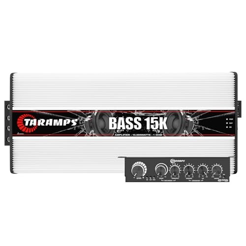 Taramps Bass 15k 1 Ohm 1 Channel 15000 Watts RMS, Mosfet Amplifier with EQ BASS