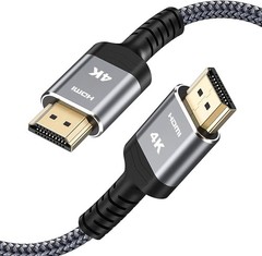4K Long HDMI 2.0 Cable 15FT/4.5m – 4K@60Hz HDR Braided HDMI Cord, 18Gbps High…