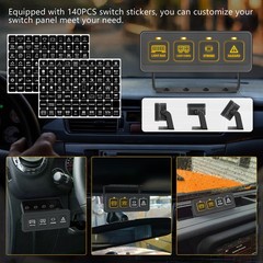 4/6/8 Gang Wireless Switch Panel Circuit Control Box LED Light Bar Truck Offroad