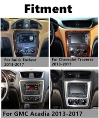 Car Radio Stereo For Chevrolet Traverse 2013-2017 Apple Carplay Android 15 GPS