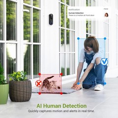 Video Doorbell 1080p HD Camera WI-FI Night Vision Motion Detection Wireless