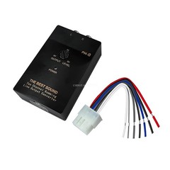 Car Audio Speaker Wire to RCA Line Output Converter for Amplifier Subwoofer 2CH