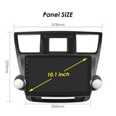 8+128GB Android Carplay For Toyota Highlander 2008-13 Car Stereo Radio GPS Navi