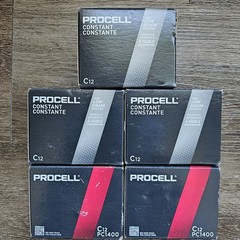 Duracell Procell Alkaline Batteries C (5 Boxes 12 Each) 60 Batteries